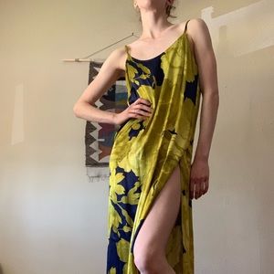 ASOS midi dress size 10 silk floral dress